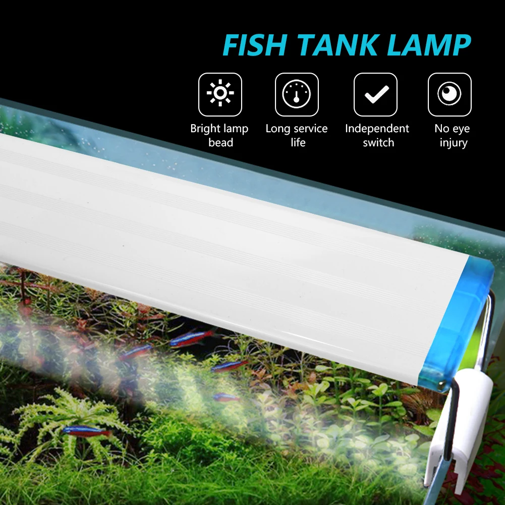 

Светодиодсветильник лампа для аквариума, 8/12/24/90-260 В