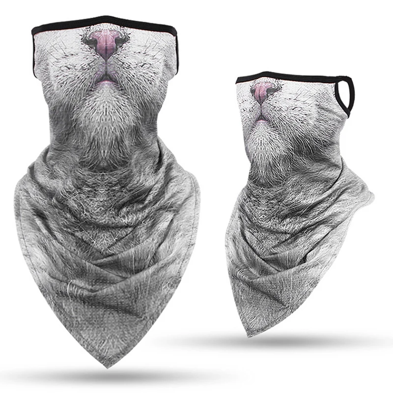 3D Забавный животный Туризм шарфы для мужчин и женщин Волшебная бандана