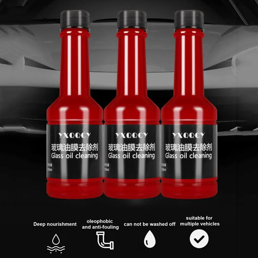 150ml Automobile Oil Film Cleaner Windshield Remover Car Glass Polishing Agent Hydrophobic Coating Care Accessories |