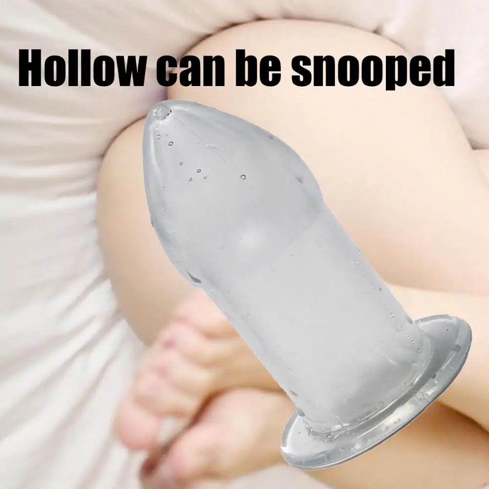 Waterproof Hollow Anal Plug Douche Extender Sex Toys Gay Butt Peep Vagina Erotic Adult Toy |