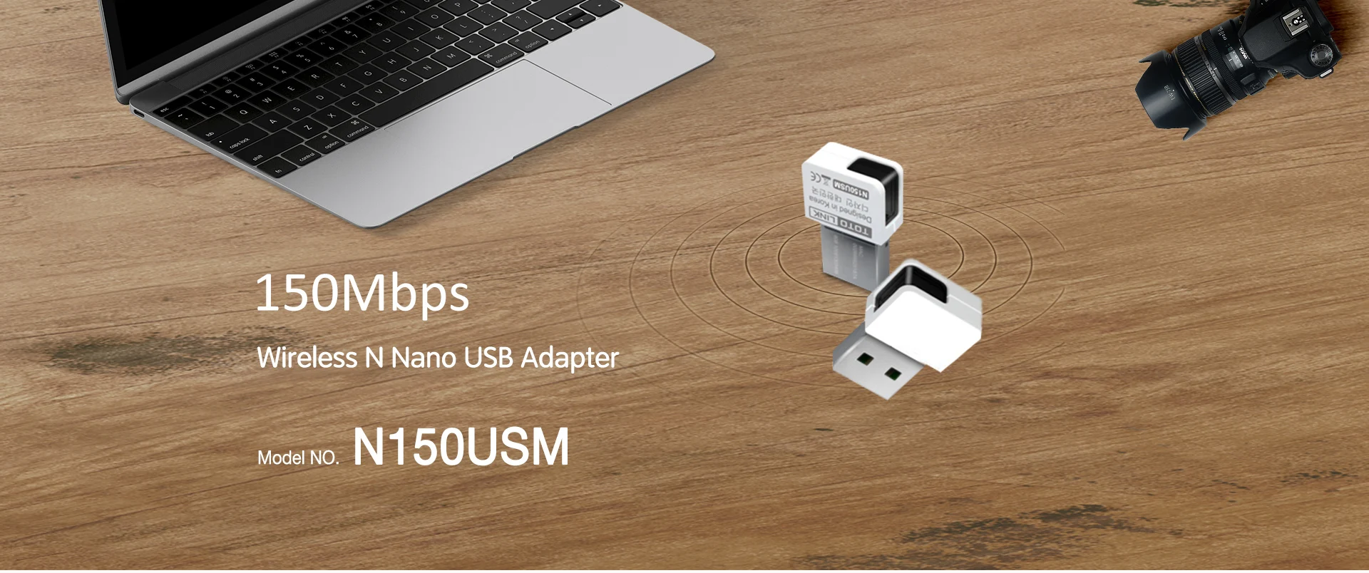 Беспроводная сетевая карта TOTOLINK для системы Windows Mini USB 2,0 Wifi адаптер приемник с 150 Мбит/с 2,4 ГГц 802,11 N150USM