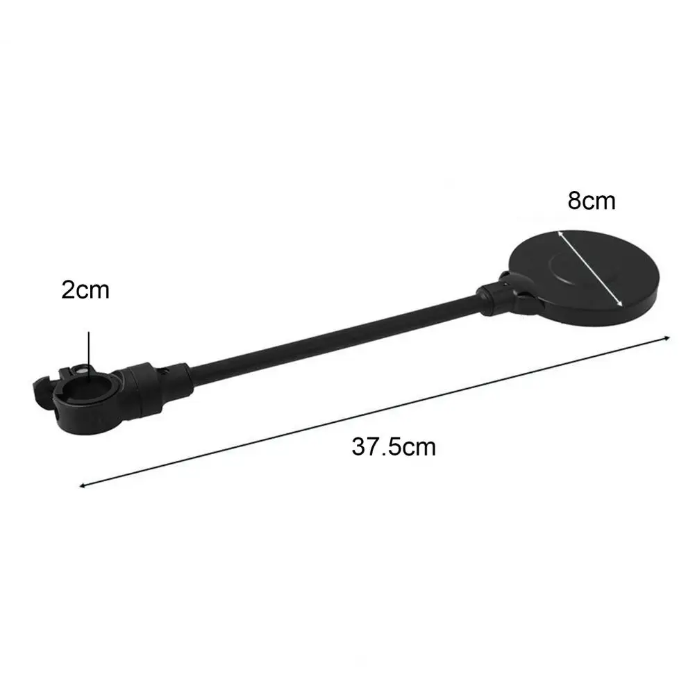 

2Pcs Multifunctional Adjustable Mountain Bike Bicycle Handlebar Rearview Mirrors Adjustable Handlebar Rearview Mirror ABS