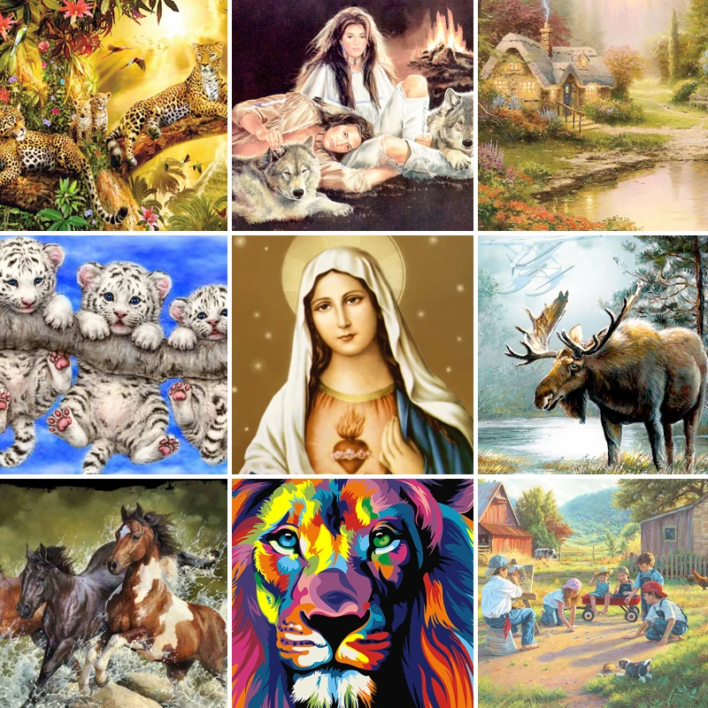 

40x60x70 алмазов картина полностью Квадратный бриллиант, 5D алмазная вышивка мозаика вышивки крестом настенные часы с наклейками для украшения ...