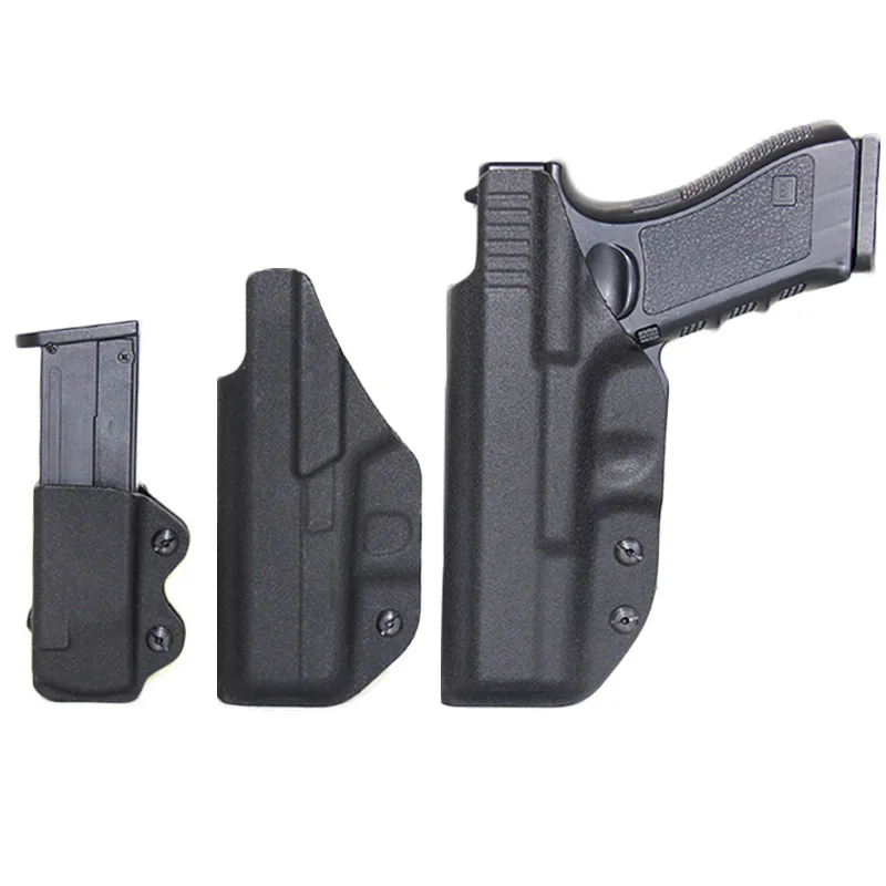 Тактическая кобура Kydex для пистолета Glock 17 22 43 43X страйкбола чехол переноски IWB 9 мм