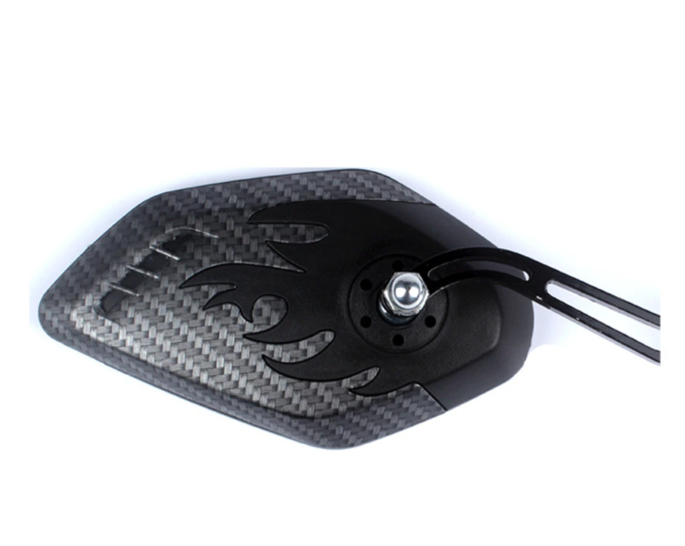 

1 Pair Bicycle Rear View Mirror 21-23mm Bar End Side Rear View Bike Mirror Motorcycle Adjustable Wide Range Back Sight Reflector