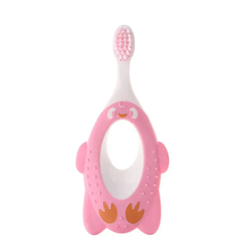 

ZZ-Baby Training Cartoon Animal Shape Soft Toothbrush Kids Dental Oral Care Brush Tool Toothbrushes Random color 1pcs