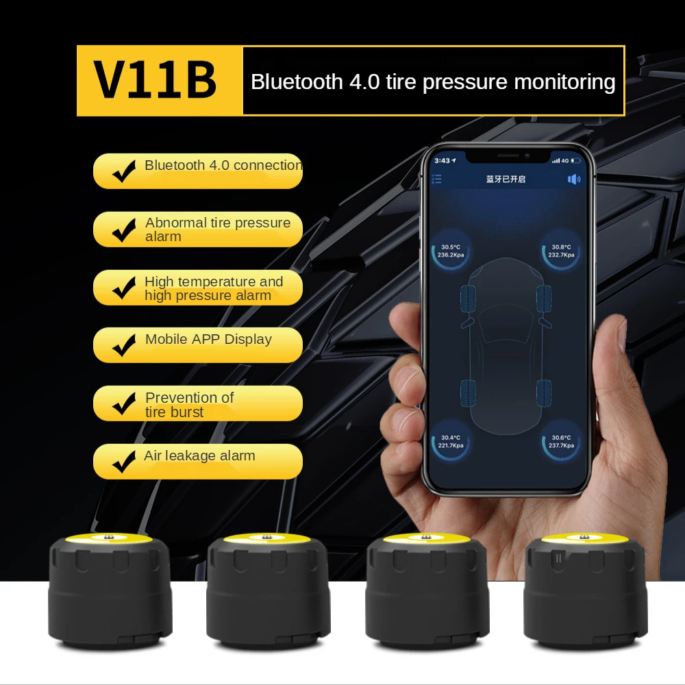 Датчик давления в шинах V11B Bluetooth tpms 4 0