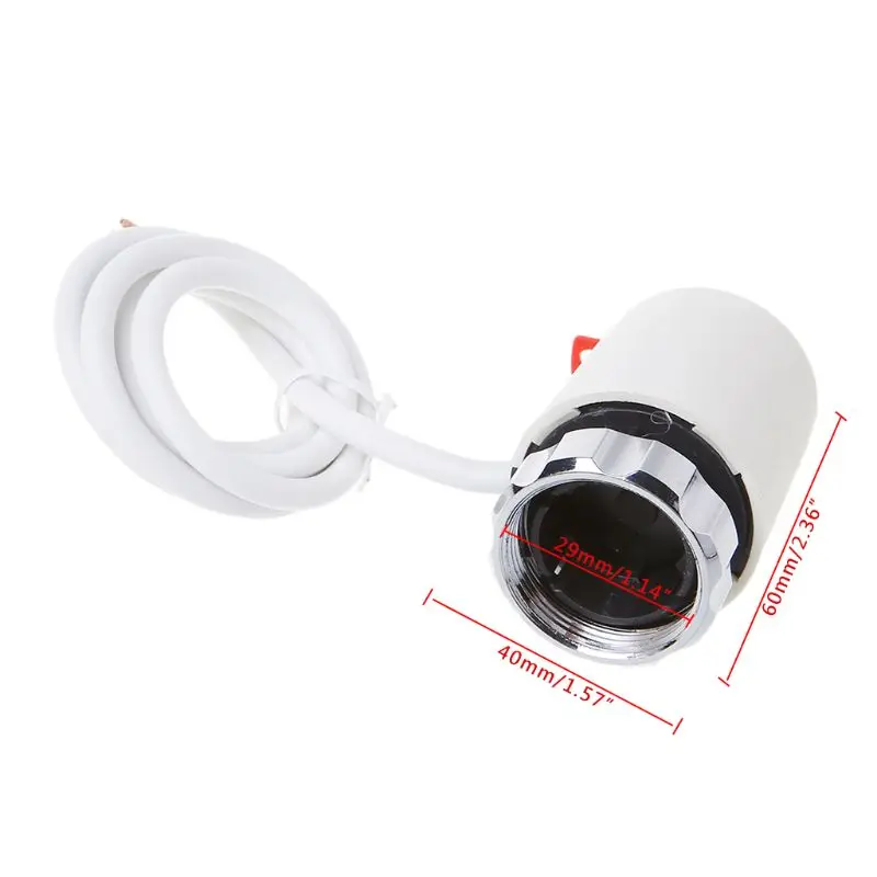 

White Thermal Electric Actuator Flooring Heating System Water Separator For Manifold Valves High Quality Drop Shipping 2021 new