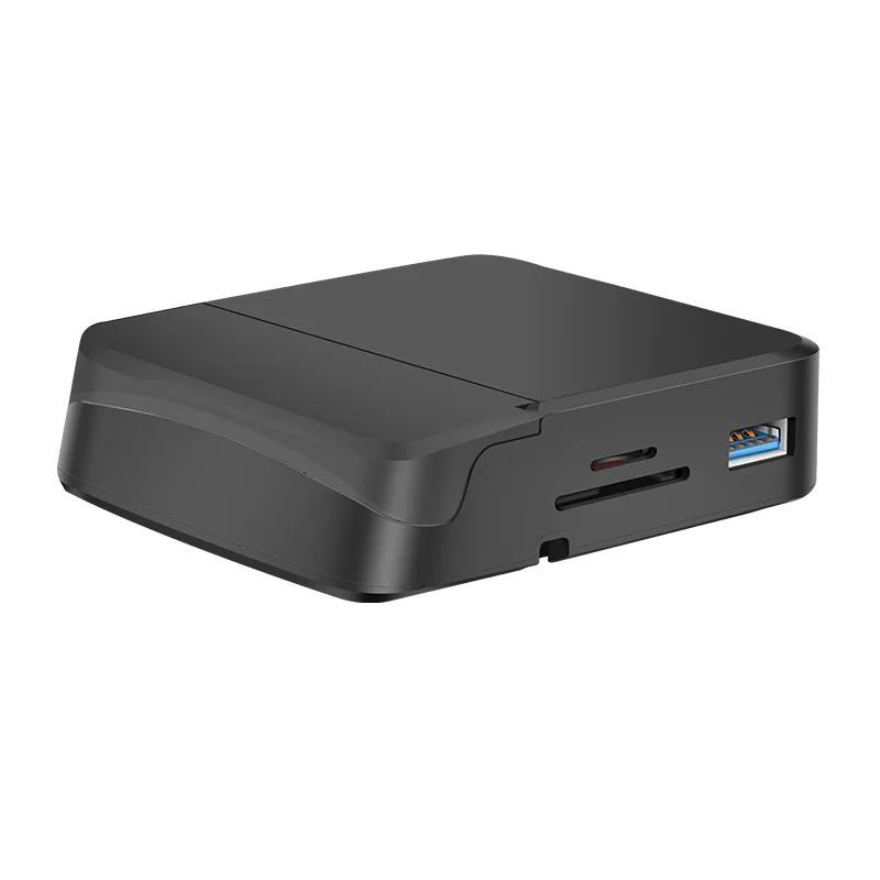 

8 In 1 USB-C Type-C To TF USB 3.0 Docking Station Hub Phone Holder Stand 15W PD3.0 Dock Power Adapter For SmartPhone Laptop