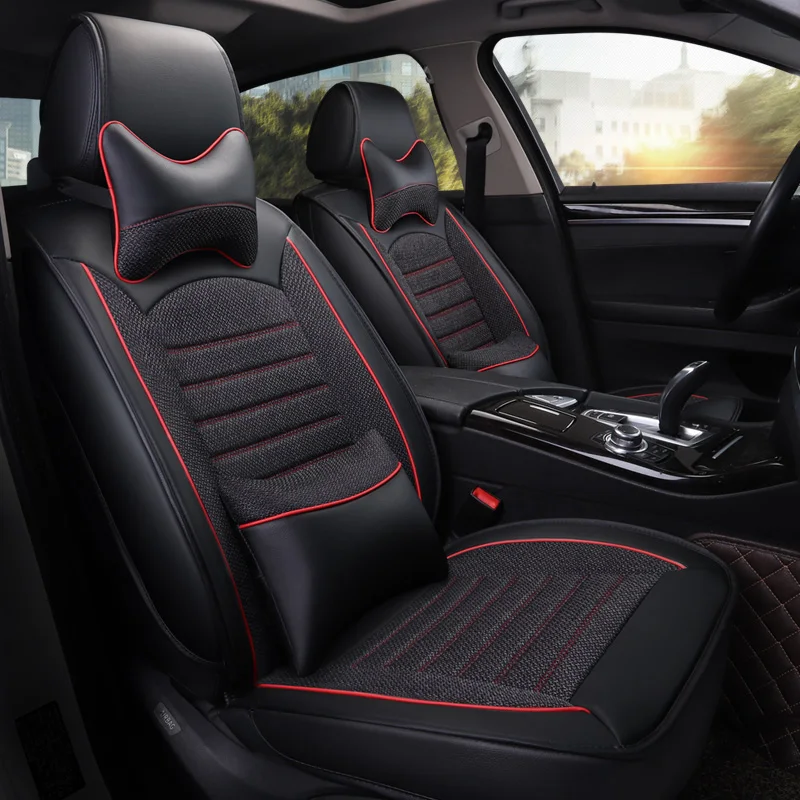 Передняя+ задняя крышка автомобильного сиденья для Volkswagen Passat b5 b6 b7 b8 golf 4 golf 5 golf 6 golf 7 tiguan Polo tiguan touareg Dacia duster