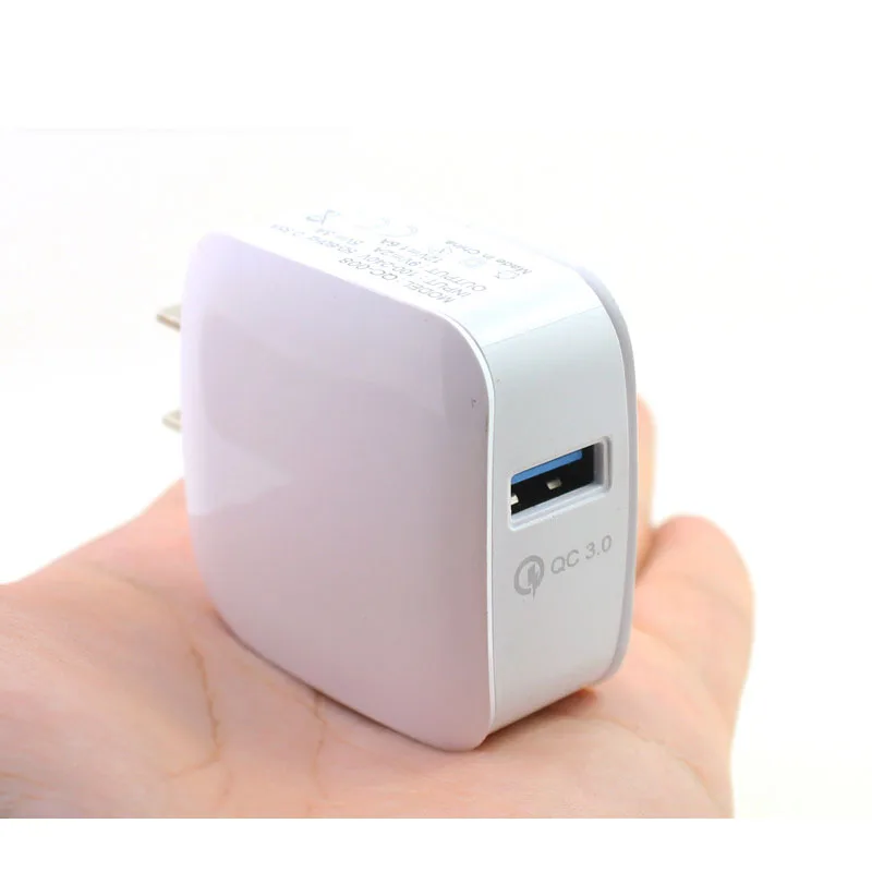 Quick Charge 3 0 EU вилка мобильный телефон зарядное устройство 15 Вт быстрое настенное USB