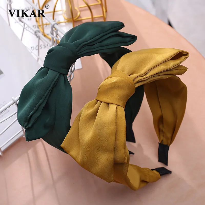 Женские обручи для волос VIKAR летние тканевые в Корейском стиле элегантный