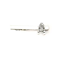 hbswui charm tie clips high quality science fiction film metal fashion jewelry gifts for woman girl men