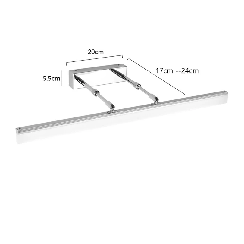 Современный светильник для туалетного столика s выдвижная Светодиодная