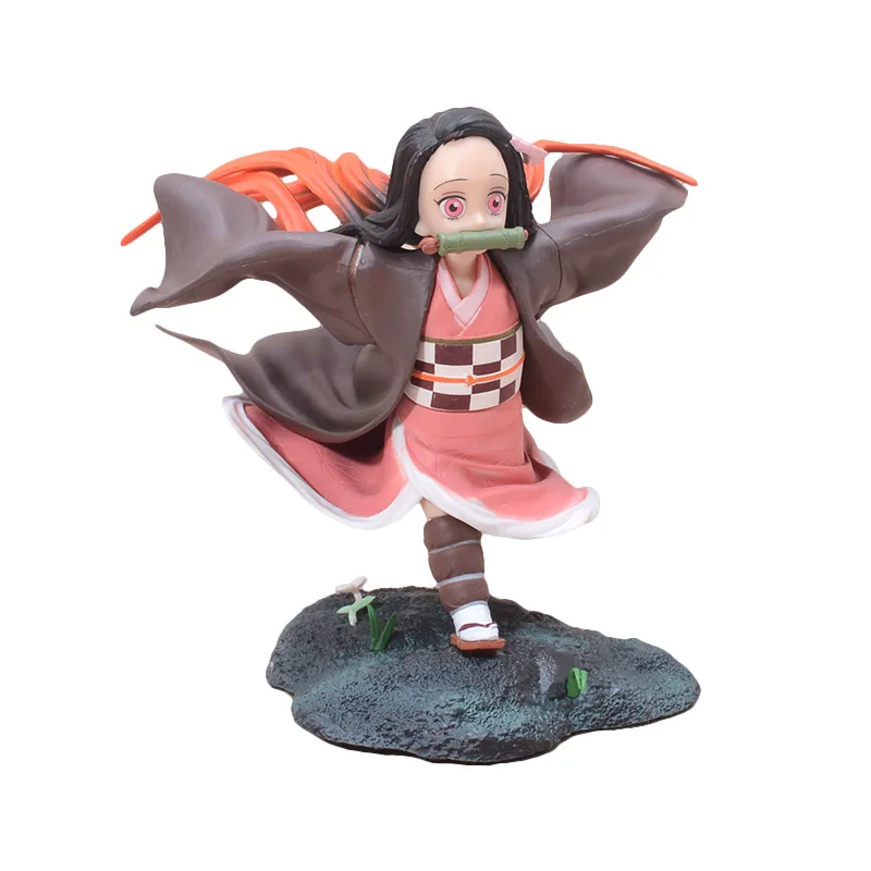 

Аниме Фигурка рассекающий демонов Nezuko Run Милая версия экшн-сцены Коллекционная модель украшение для молодых людей Праздничная игрушка пода...