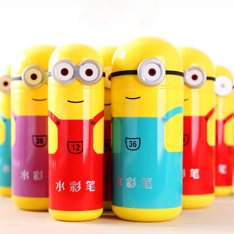 

Watercolor Pen Set 12/24/36 Color Brush Color Painting Pen Children's Supplies Stationery High-quality Baby Painting Graffiti