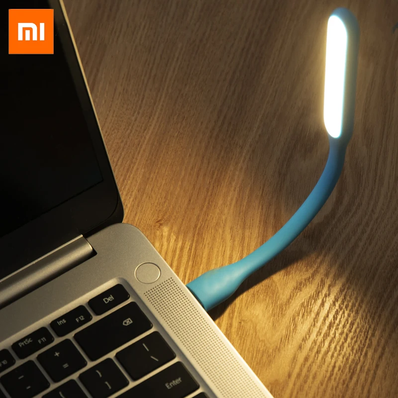 Xiaomi Mijia Usb светодиодный светильник Настольная лампа для чтения USB гаджеты ночной Светильник для портативного компьютера Блестящий светодиодный