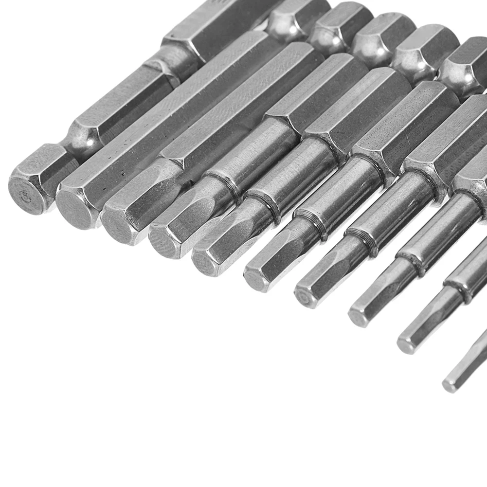 

S2 alloy steel Screwdriver bit Hardware Workshop Hex Shank Allen Wrench