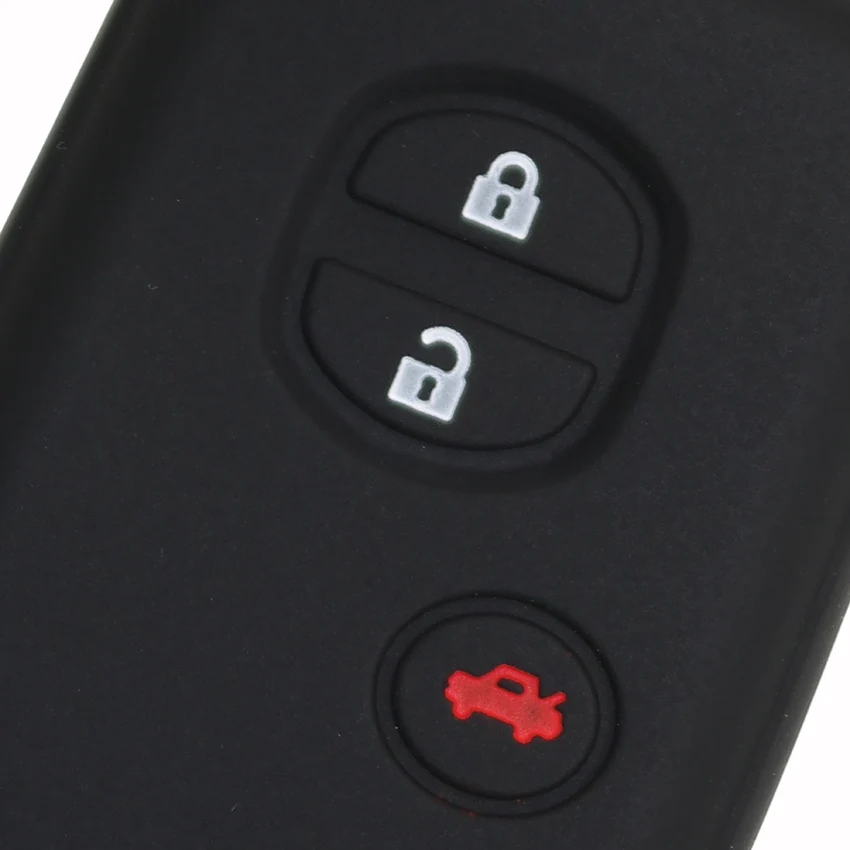 1 шт. моющийся Мягкий силиконовый чехол для автомобильных ключей с 3 кнопками Subaru