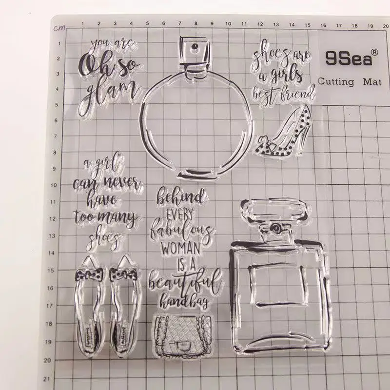 Прозрачные штампы Силиконовая печать для сделай сам карточка скрапбукинга
