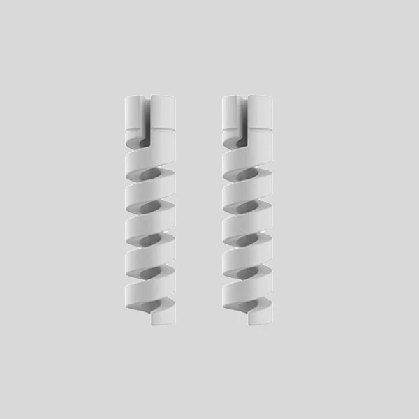 2PCS Gray 10 шт. защитный кабель для зарядки телефонов, чехол для Apple iPhone, USB кабель для зарядного устройства, шнур, восхитительный защитный рукав - Цвет: 2PCS Gray