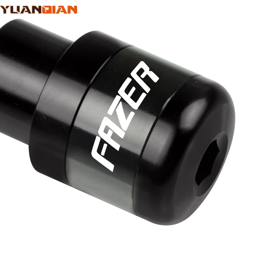 Алюминиевые наконечники руля мотоцикла CNC крышки скользящие для YAMAHA FZ6/FAZER/R 2014 2016