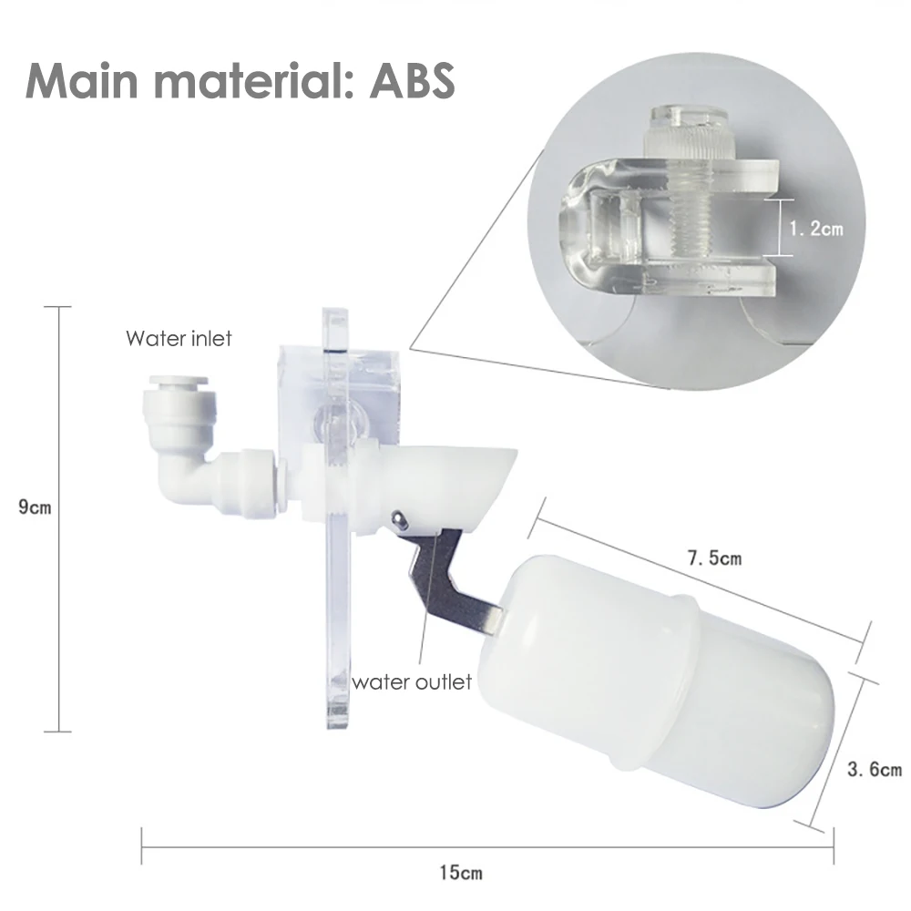 Горячий аквариум поплавковый клапан комплект воды для корыто фонтан курица