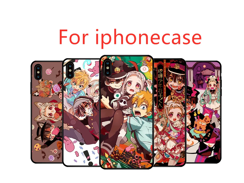 Jibaku Shounen Hanako kun мягкий чехол для телефона Iphone X XR XS MAX 6 7 8 Plus 11 Pro MAX|Рисование и