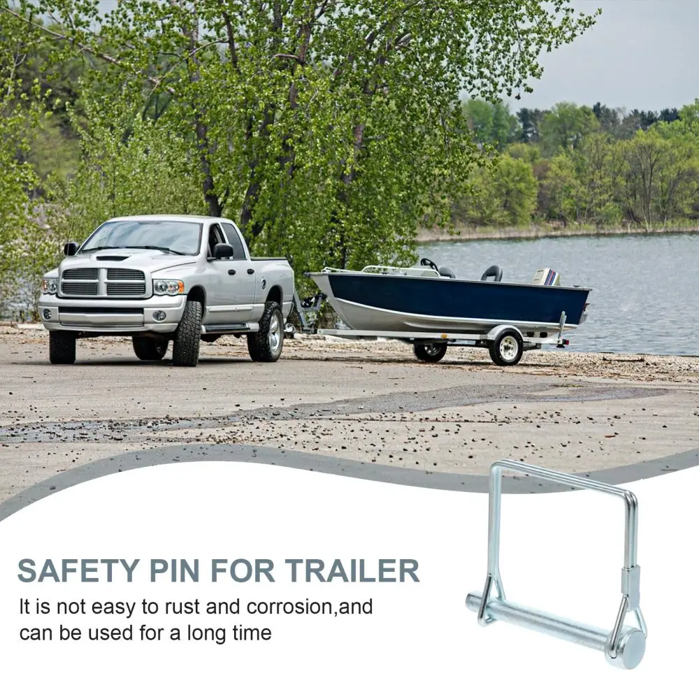 

10pcs Wire Retainer D-shaped Pin Arch Pin Spring Steel Heavy Duty Coupler Pin