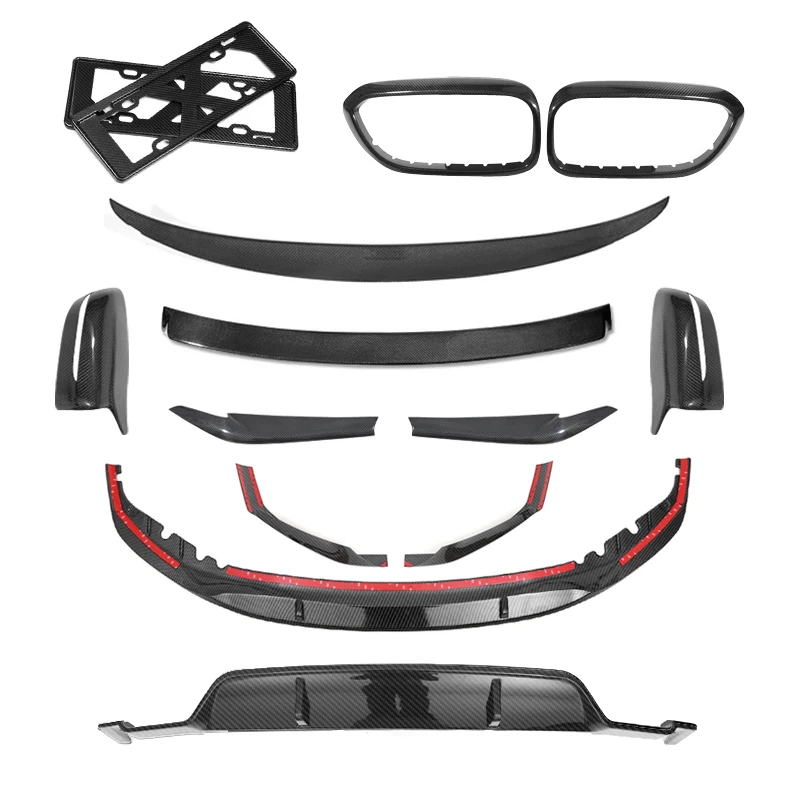 Подходит для BMW Новинка 5 серии Передняя Лопата задняя губа 525li530li Средний хвост из