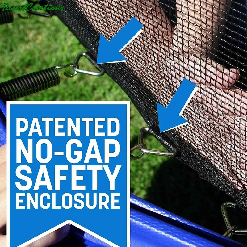 

10 Ft Trampoline Bungee For Kids With Enclosure Net Jumping Mat And Spring Cover Padding Kids Toys Pula Pula Cama Elastica