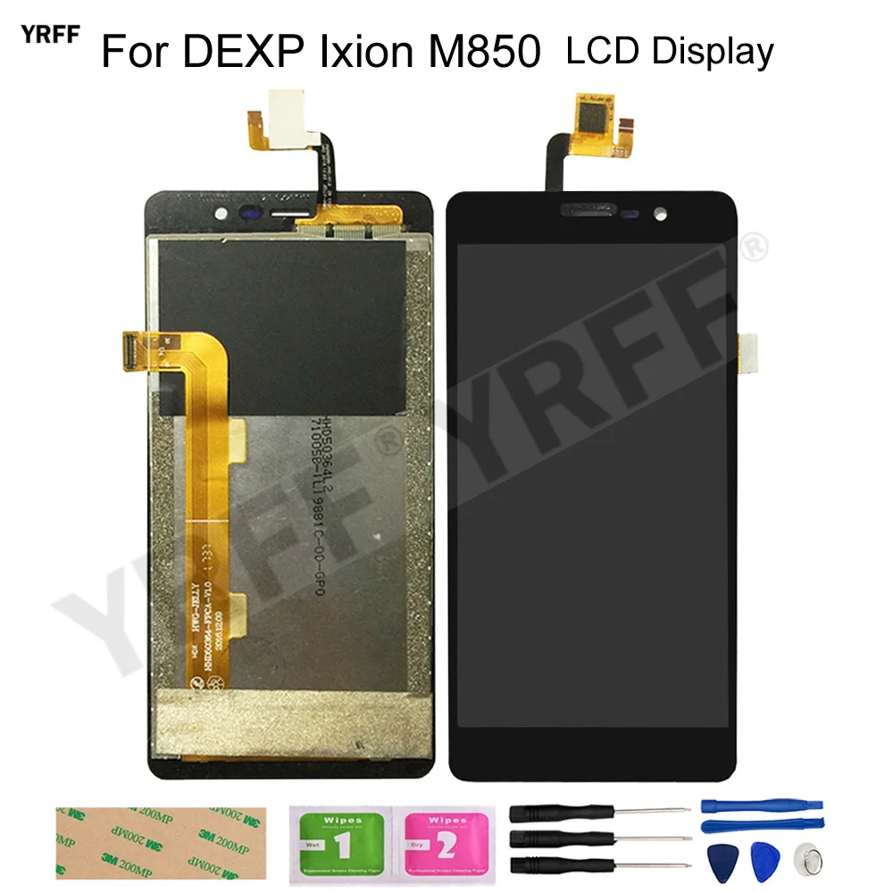 

High Quality Mobile Phone LCD Screens For DEXP Ixion M850 lcd Display Touch Screen Digitizer Glass Panel Sensor Repair Tools