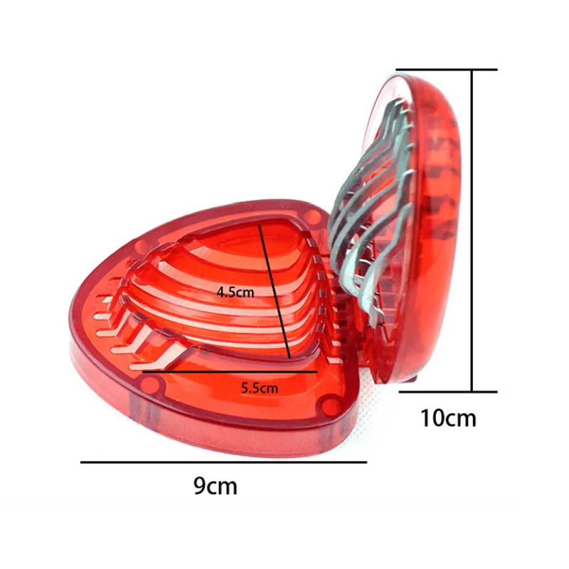 

Strawberry Slicer Fruit Cutter Carving Tool Salad Cutter Stainless Steel strawberry cutter Fruit slicer Portable Kitchen Gadgets