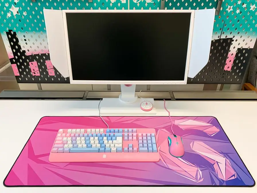 Гибкий игровой коврик для мыши Esport Tiger Smooth игр с неоновым окантовкой высокое