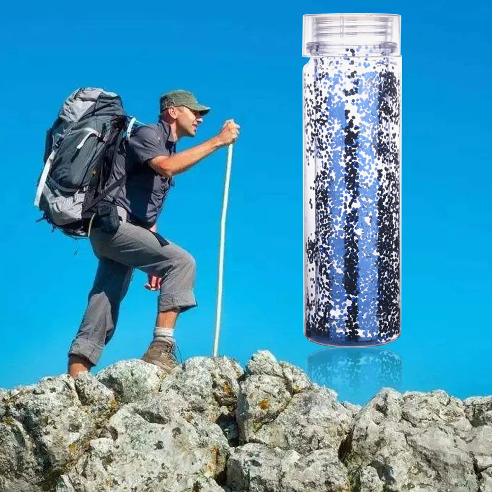 

600ml Double Layer Glitter Plastic Water Drinking Bottles for Sports Fitness Gym Exercise Travel School Office