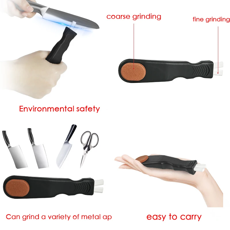 Hoomall портативный ледяной инструмент для заточки коньков точильный камень ручная