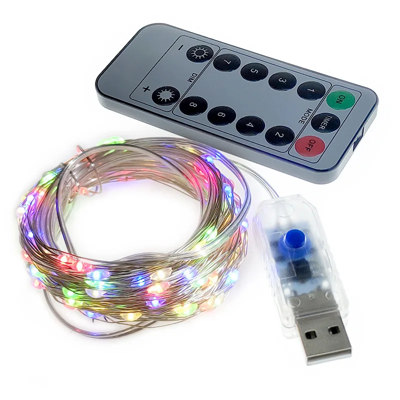 

USB Power Outdoor Christmas Lights LED String Lighting Luces Decoracion Fairy Light Holiday Lights Tree Garland 5/10/20M