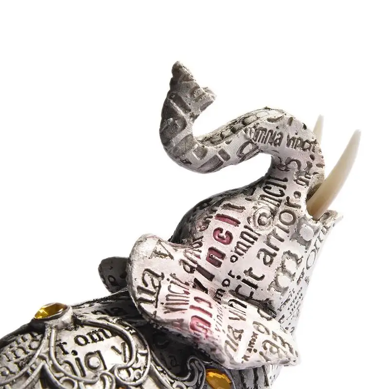 Креативные искусственные статуя слона настольные поделки из резины которые