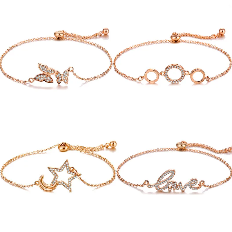 14 дизайн бабочка кубический цирконий Теннисный браслет для женщин 2020 новый