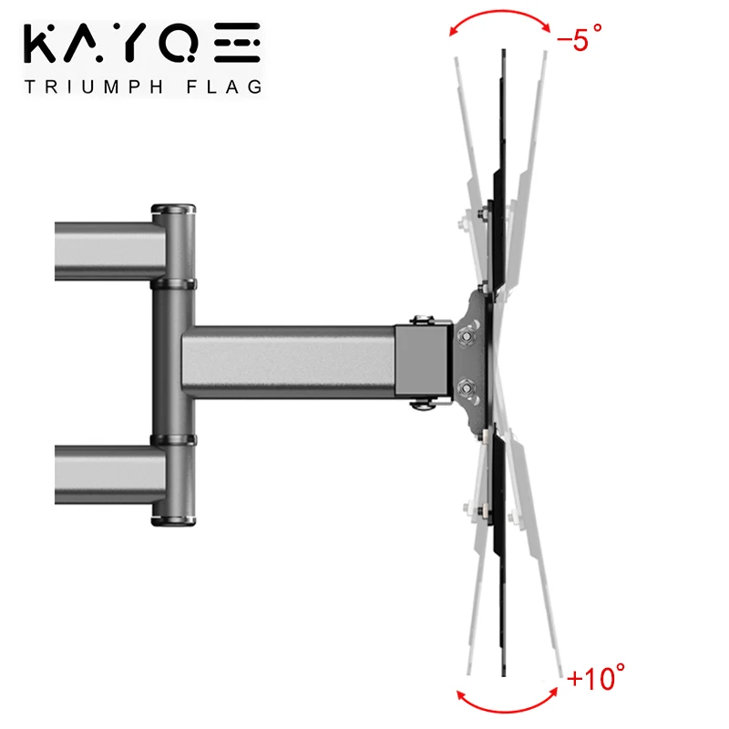 Настенный поворотный кронштейн KAYQEE для телевизора с наклоном 180 23 50 дюймов
