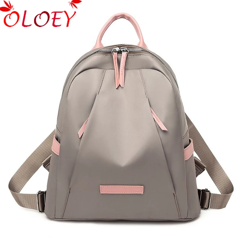 2019 нейлон Для женщин рюкзаки большой Ёмкость Сумка для подростков модная одежда