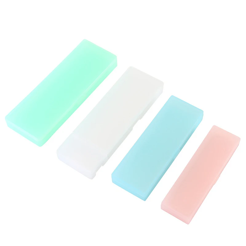 

Concise Style Frosted Translucent Pencil Case Multi-function Stationery Box Office School Supplies DJA88