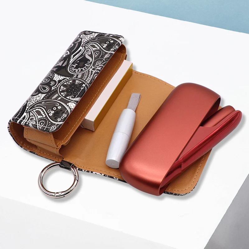 Новый кожаный флип-чехол с цветами для IQOS 3 0 DUO сумка держатель защитный чехол Iqos3