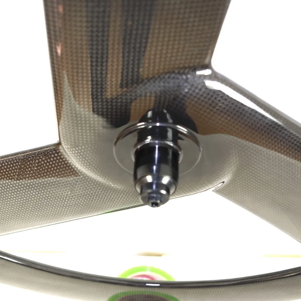 Трехспицевое карбоновое дорожное колесо 700c цилиндрическое 3-спицевое