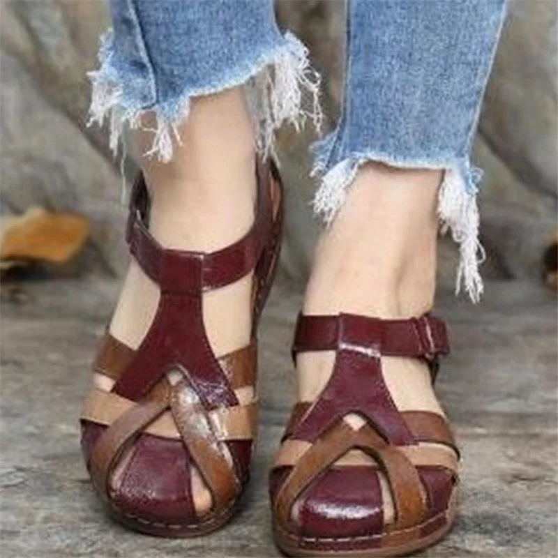 

Fashion Women Sandals Waterproo Sli On Round Female Slippers Casual Comfortable Outdoor Fashion Sunmmer Plus Size Shoes Women