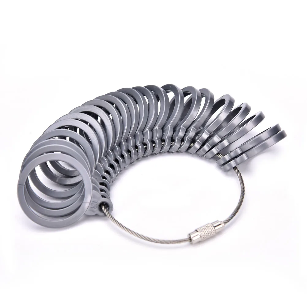 

1set 21 Pcs Jewelry Size Tool Gauge Set Measure Ring Sizer Finger Sizing Jeweler