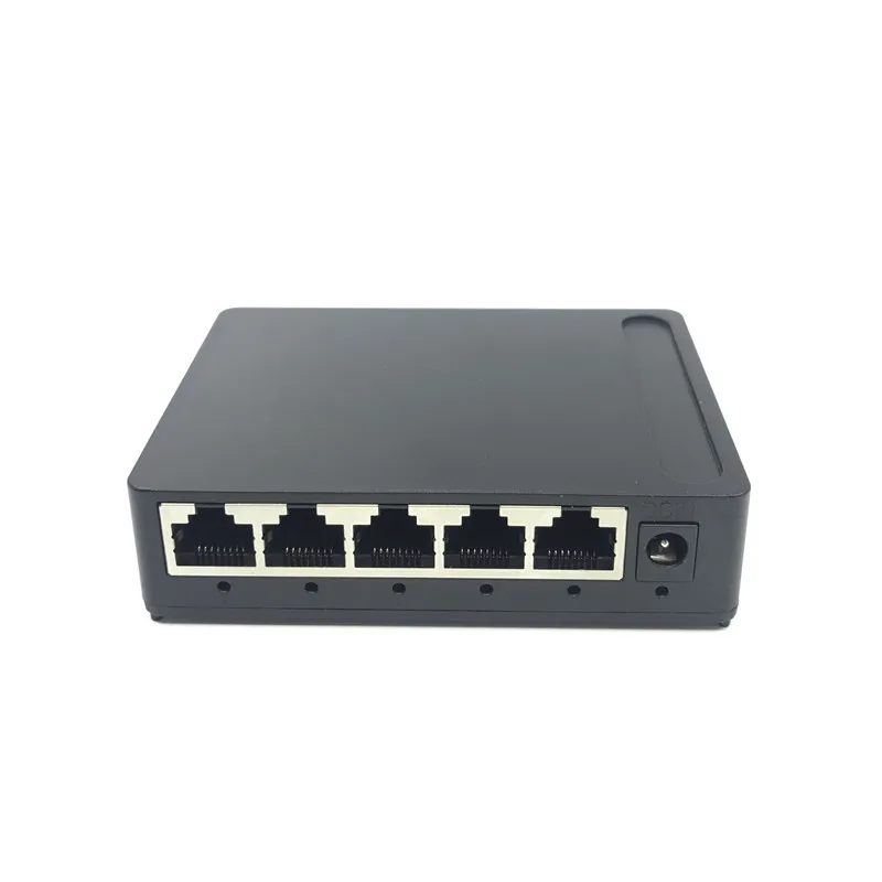 

OEM factory Outlet Brand 5 Port Gigabit Ethernet Switch cheapest network switches 10/100/1000mbps US EU plug switch lan combo