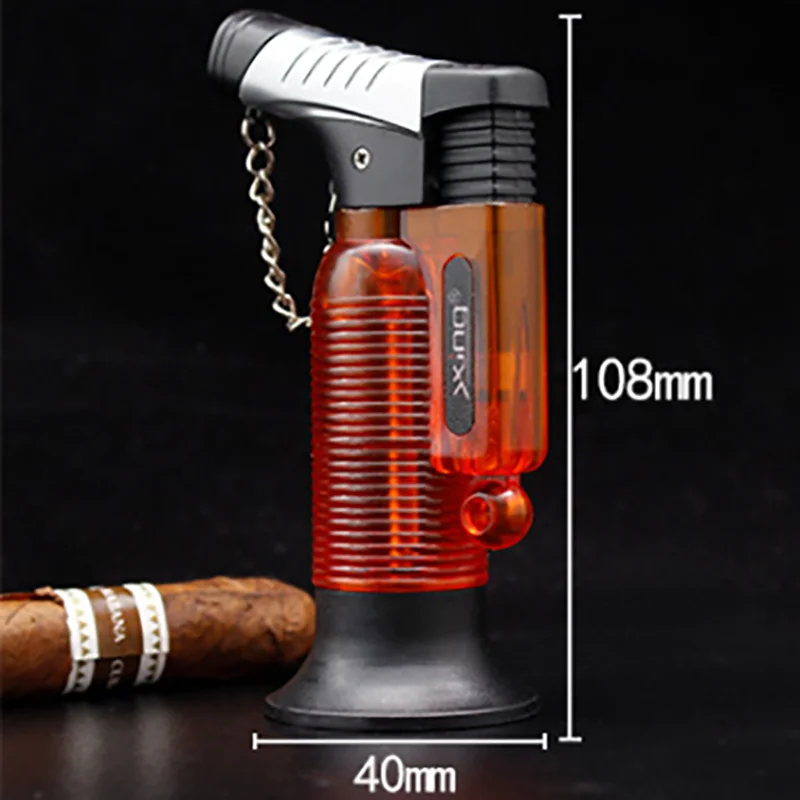 Газовая зажигалка Высокой Емкости Распылитель два турбо Зажигалка сигарета