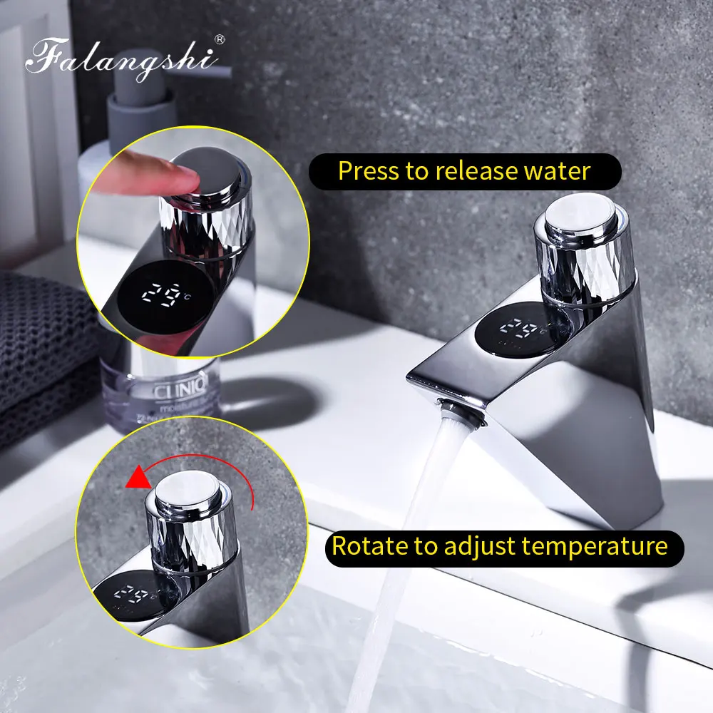 Смеситель для раковины смеситель ванной комнаты новый стиль дисплей температуры