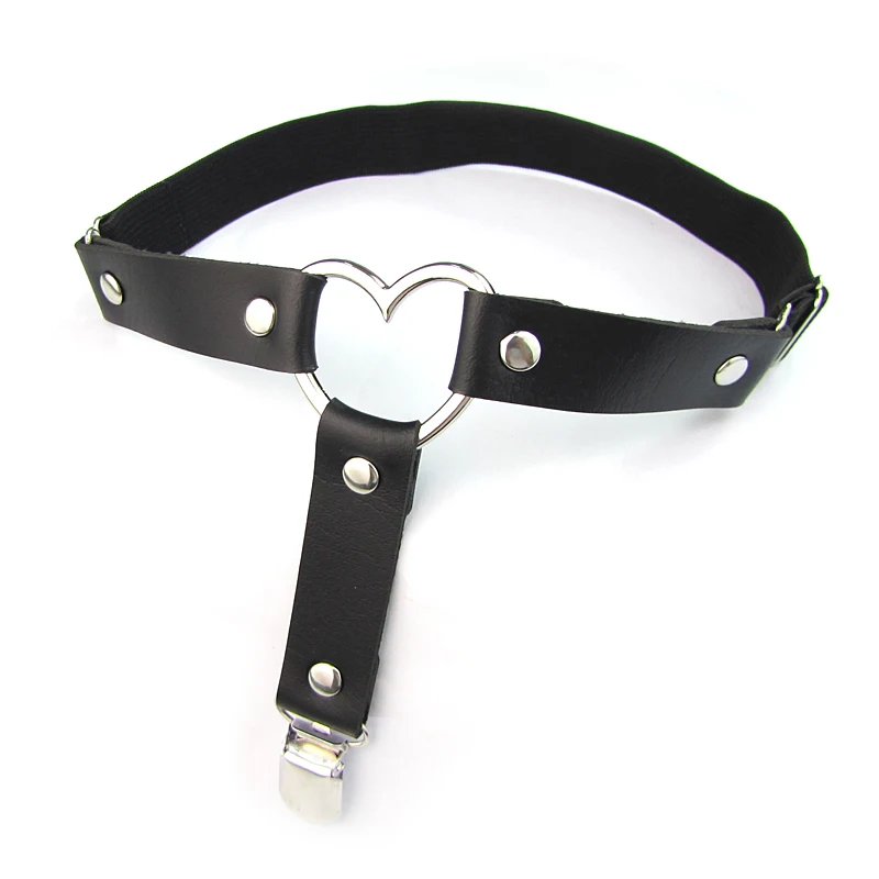 Женский сексуальный модный пояс в стиле панк с сердечками женское эластичное